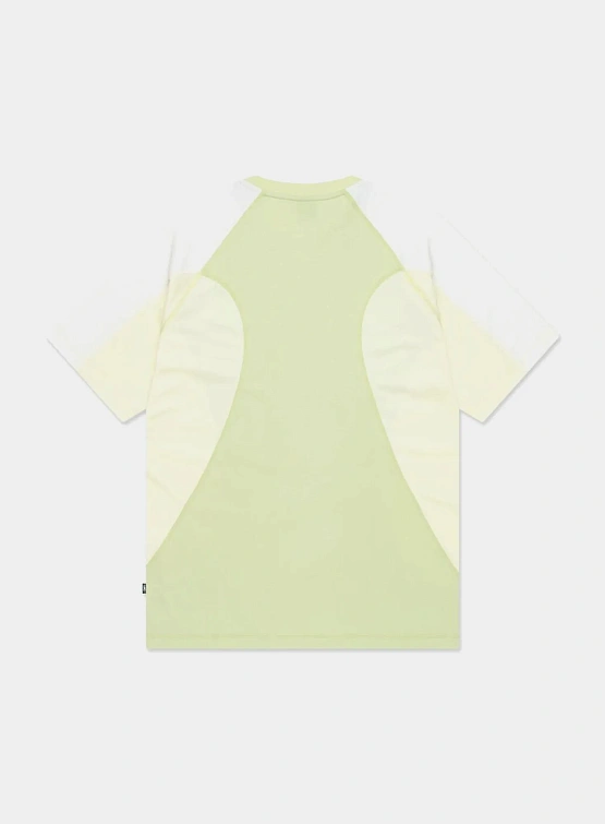 Футболка LMC Curved Line Tee Lime