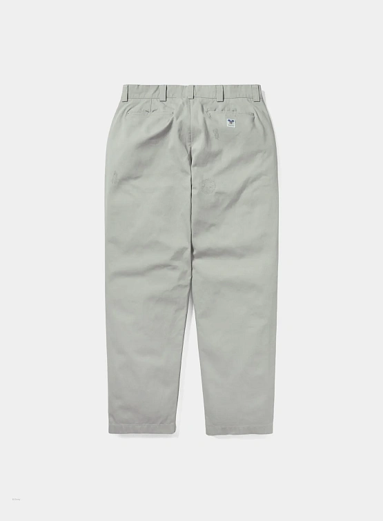 Брюки thisisneverthat x Disney TNT Mickey Distressed Chino Stone