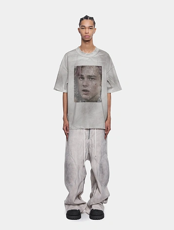 Футболка ARNODEFRANCE Dirty Vintage 'Leo' White