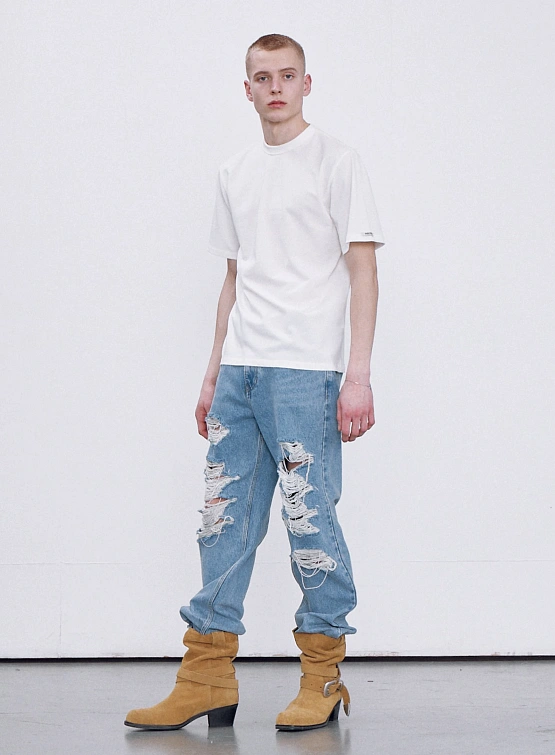 Футболка Recto RC Logo Jacquard Patch T-shirt White