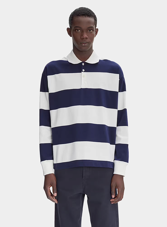 Поло A.P.C. Riley Polo Dark Navy