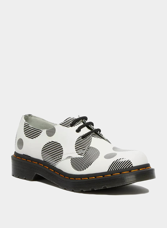 Женские полуботинки Dr. Martens 1461 Polka Dot Leather Oxford
