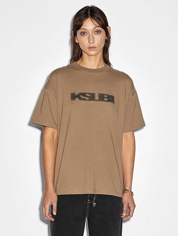 Женская футболка Ksubi Sott Static Oh G Ss Tee Khaki