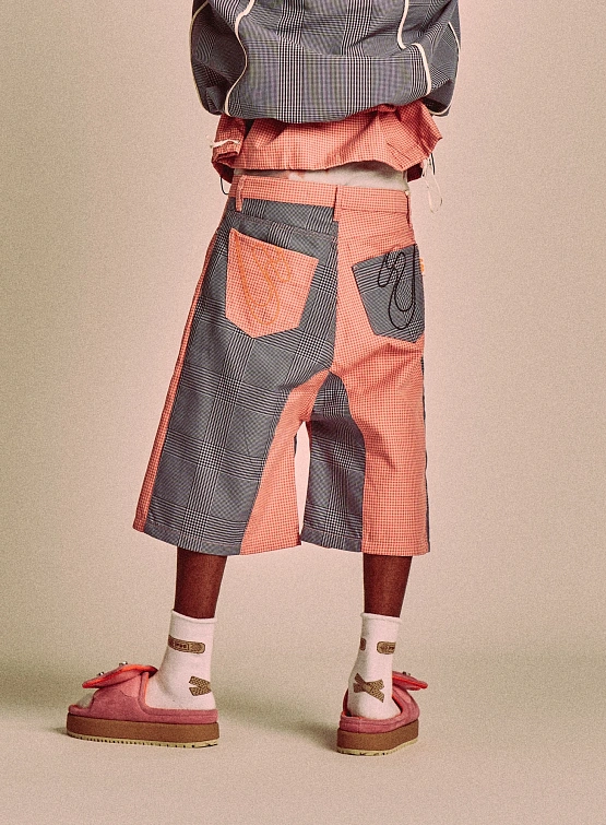 Шорты PDF Low Ride Shorts Blue Pink