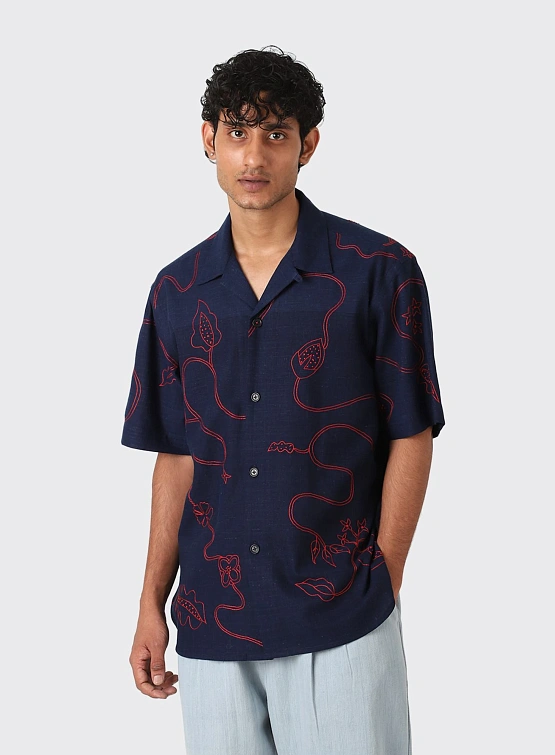 Рубашка Kardo Ronen EMB15 Indigo