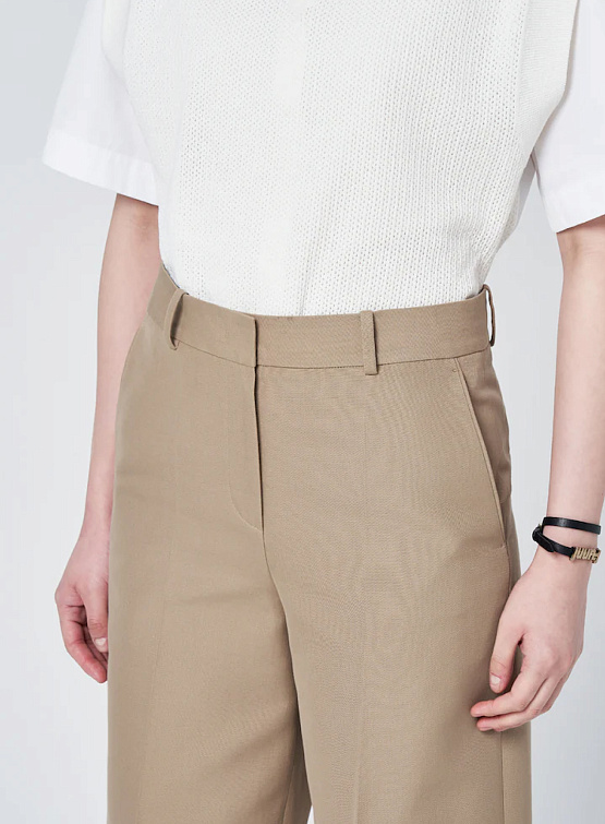Женские шорты JUUN.J Cotton Belted Shorts Beige