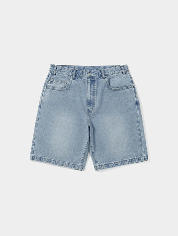 Шорты thisisneverthat Washed Denim Short Washed Blue