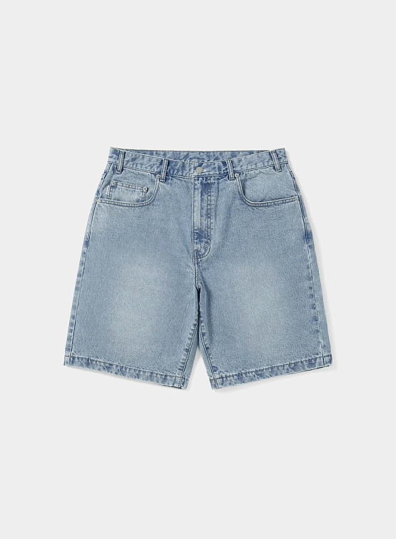 Шорты thisisneverthat Washed Denim Short Washed Blue