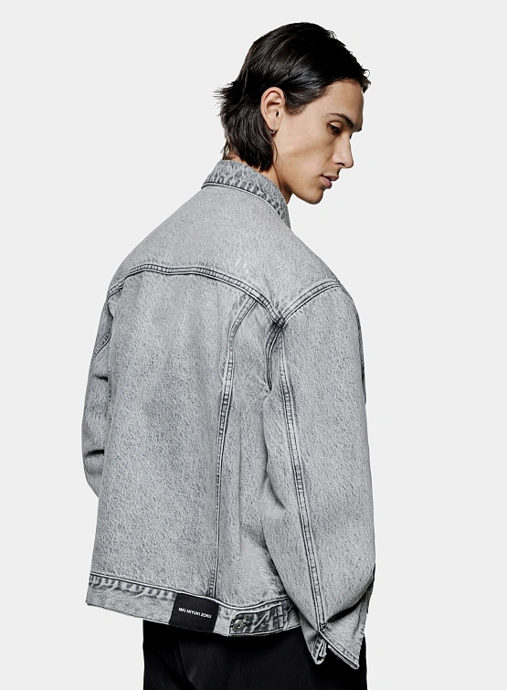 Джинсовая куртка MKI MIYUKI ZOKU Denim Trucker Washed Black