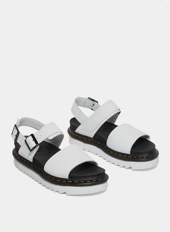 Сандалии Dr. Martens Voss Hydro Leather Strap White