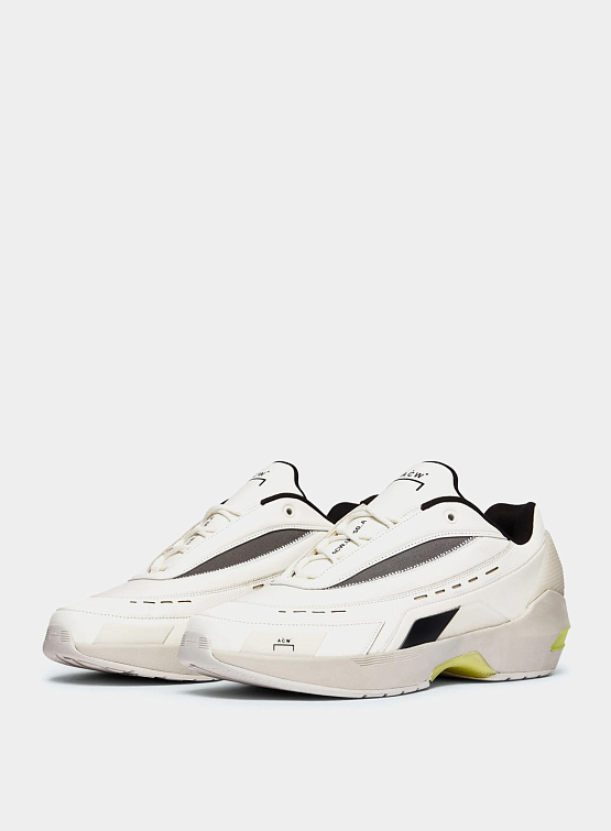 Кроссовки A-COLD-WALL* Vector Runners Bone/Volt Yellow