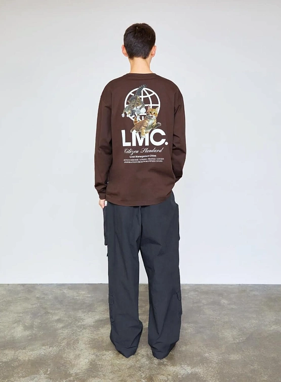 Лонгслив LMC Flying Cats Long Slv Tee Brown