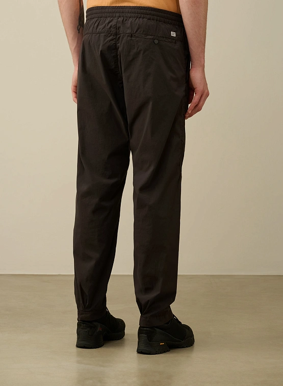 Брюки C.P. Company 50 Fili Stretch Loose Cargo Black