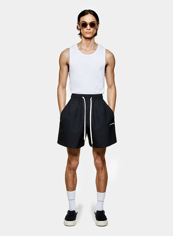 Шорты MKI MIYUKI ZOKU Seersucker Shorts Black