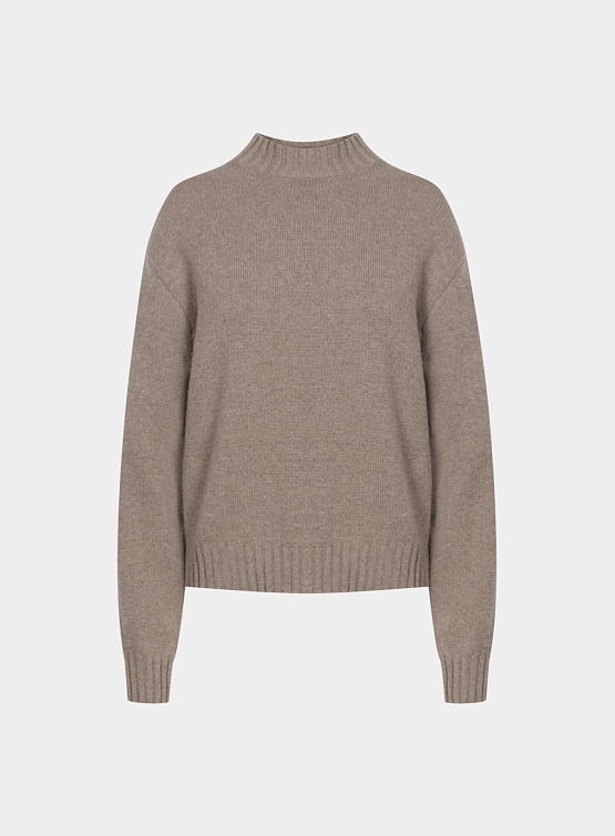 Женский свитер Han Kjøbenhavn High Neck Knit Cashmere Brown
