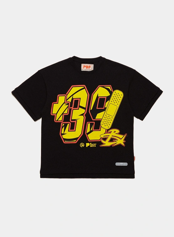 Футболка PDF Waffle Tee Black Yellow