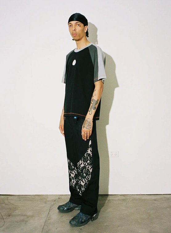 Футболка Jungles Jungles Double Layer Sleeve Black Grey