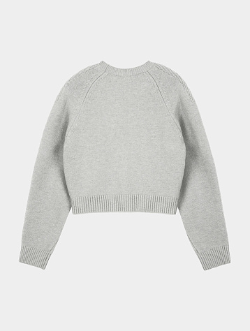 Женский свитер Recto Signature Round-Neck Melange Grey