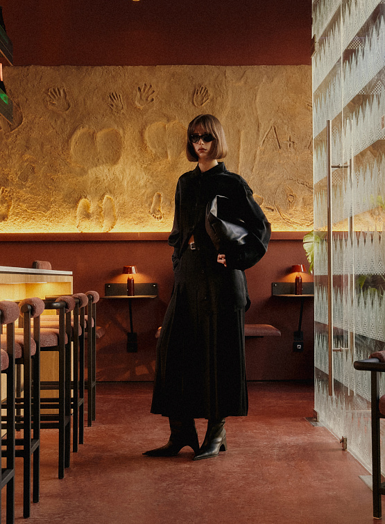 Женские брюки JUUN.J Pleated Pants Black