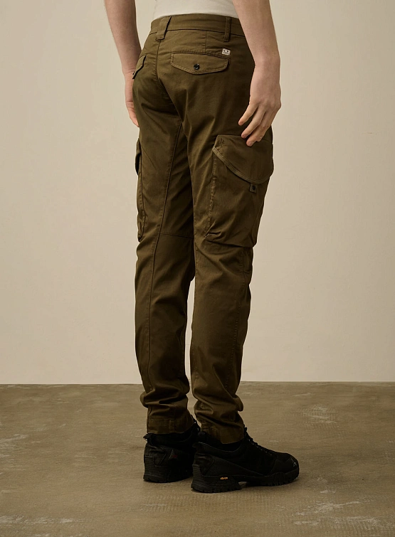 Брюки C.P. Company Stretch Sateen Utility Ivy Green