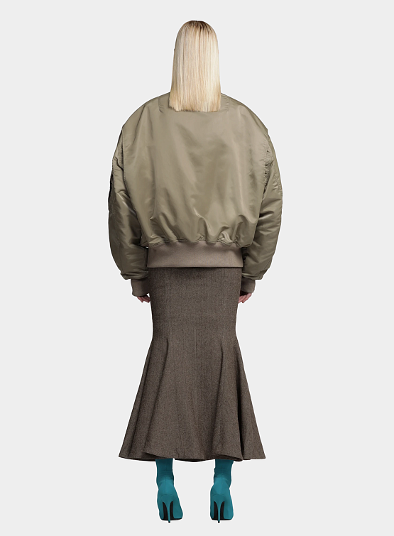 Бомбер entire studios Broad Bomber Smoked Cream