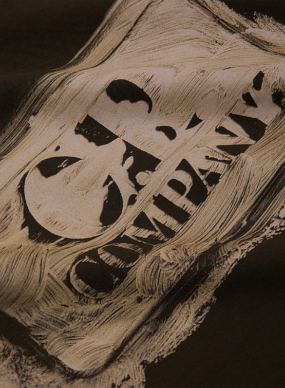 Футболка C.P. Company 30/1 Jersey Graphic Logo Ivy Green