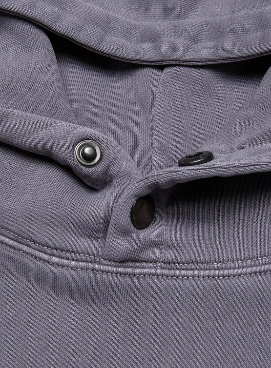 Худи LMC Pigment Dyed Oval Globe Hoodie Dark Purple