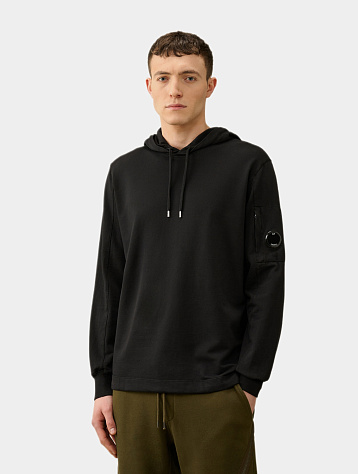 Худи C.P. Company Light Fleece Hoodie Black