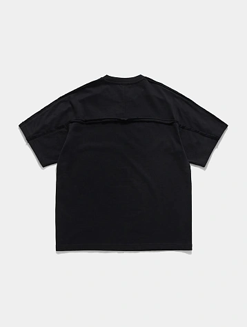 Футболка UNAFFECTED Raw Edge Cut Black