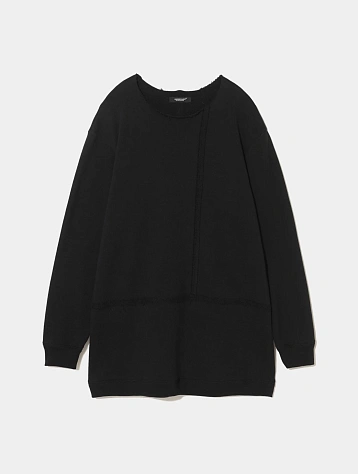 Пуловер UNDERCOVER Cotton Bonded Seam Black
