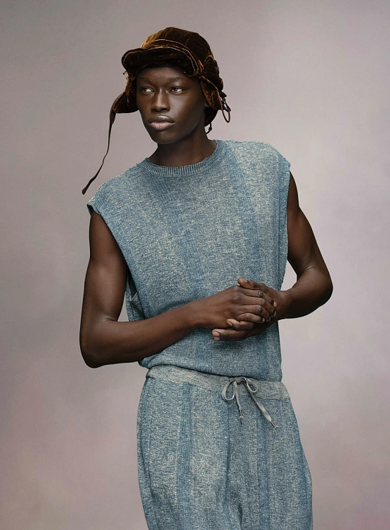 Жилет Maison Margiela Summer Chine Knit Tank Petrol