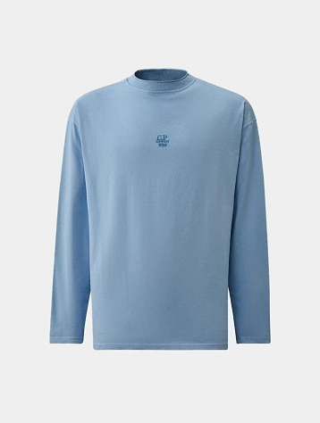 Лонгслив C.P. Company 20/1 Jersey Boxy Logo Pacific Coast