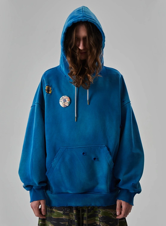 Худи Siniy Vsadnik Patched Sapphire Hoodie Royal Navy