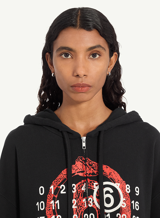 Серьги MM6 Maison Margiela 6 Logo Earrings