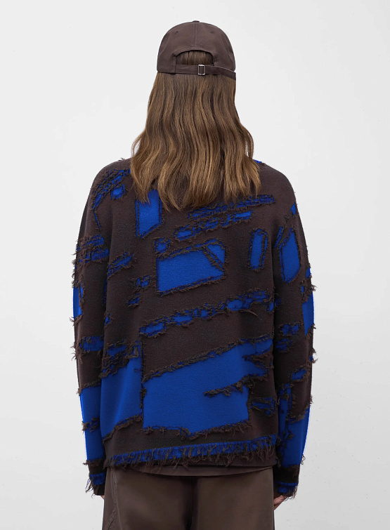 Свитер A-COLD-WALL* Frontage Knit Crewneck Blue