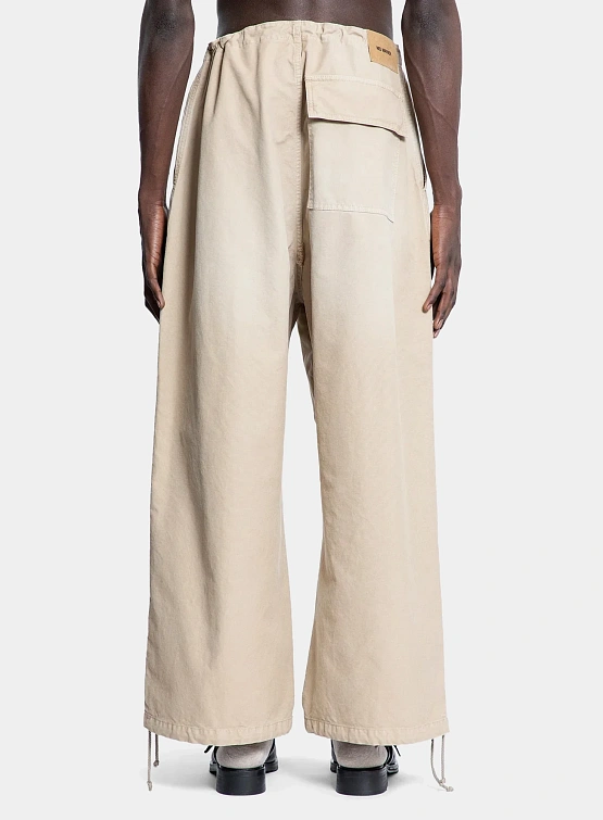 Брюки Hed Mayner Drawstring Trousers Beige Khaki