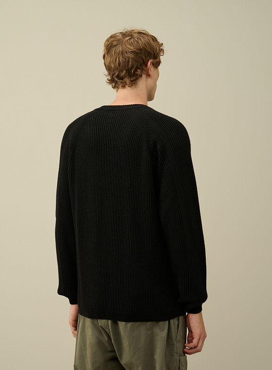 Свитер C.P. Company Lambswool GRS Full Knit Black