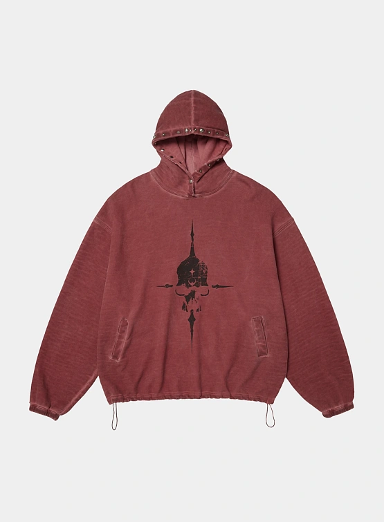 Худи Thug Club Peace Stud Red