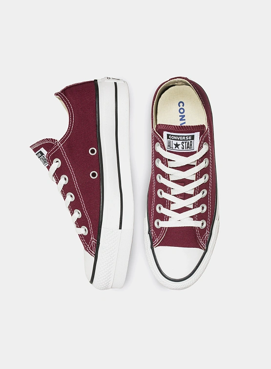 Женские кеды Converse Chuck Taylor Platform Maroon/Black