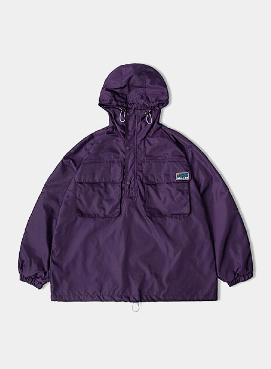 Анорак ANGLAN Double Pocket Mountain Anorak Purple