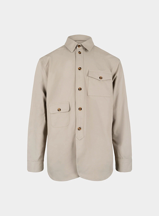 Овершот Han Kjøbenhavn Army Overshirt Light Grey