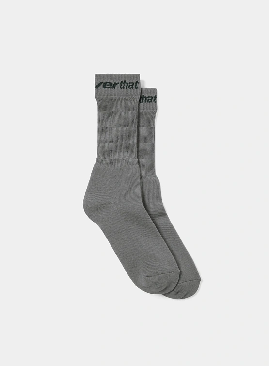 Носки thisisneverthat D/SP-Logo Socks Charcoal