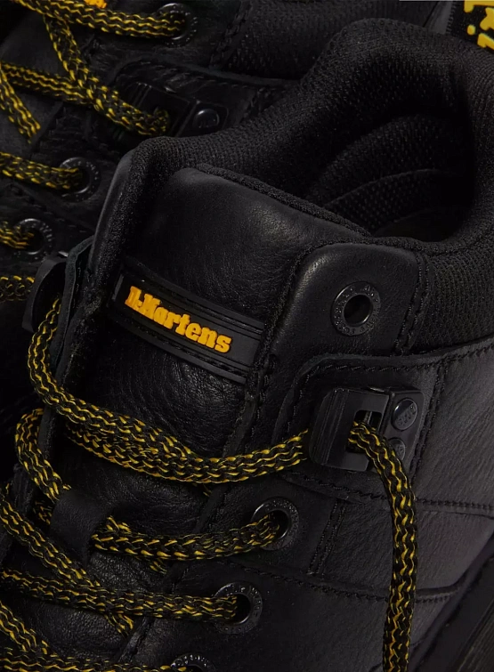 Ботинки Dr. Martens Woodard Grizzly Leather Low Casual Black