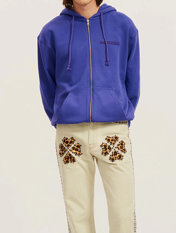 Зип-худи Bluemarble Logo Zipped Hoodie Purple