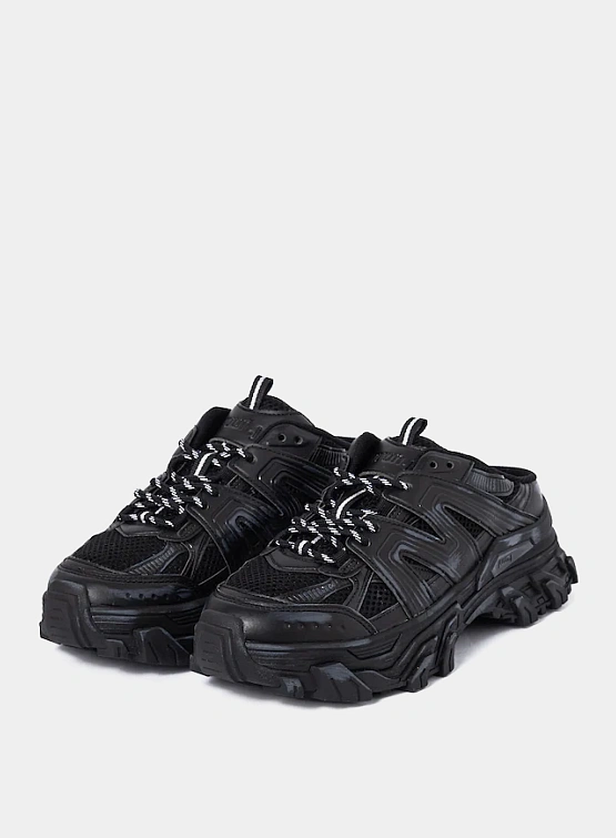 Мюли JUUN.J Synthetic Leather Trainer Mule Shoes Black