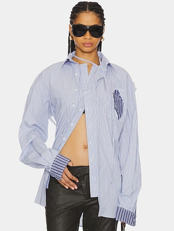 Женская Рубашка Ottolinger Oversized Shirt Blue/White