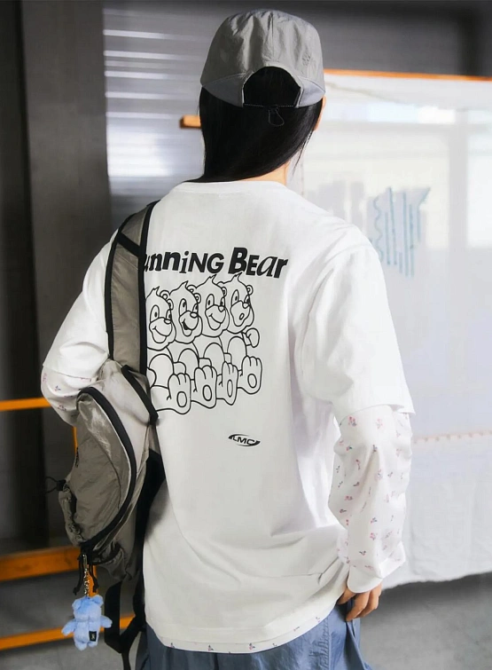 Футболка LMC Running Bear Tee White
