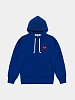 Зип-худи Comme des Garçons PLAY Red Heart Zip-Up Navy