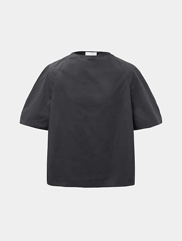 Топ AMOMENTO Raglan Cowl Neck Charcoal