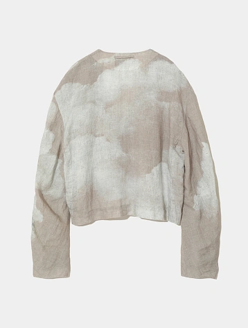 Жакет UNDERCOVER Linen Collarless Cropped Natural Base